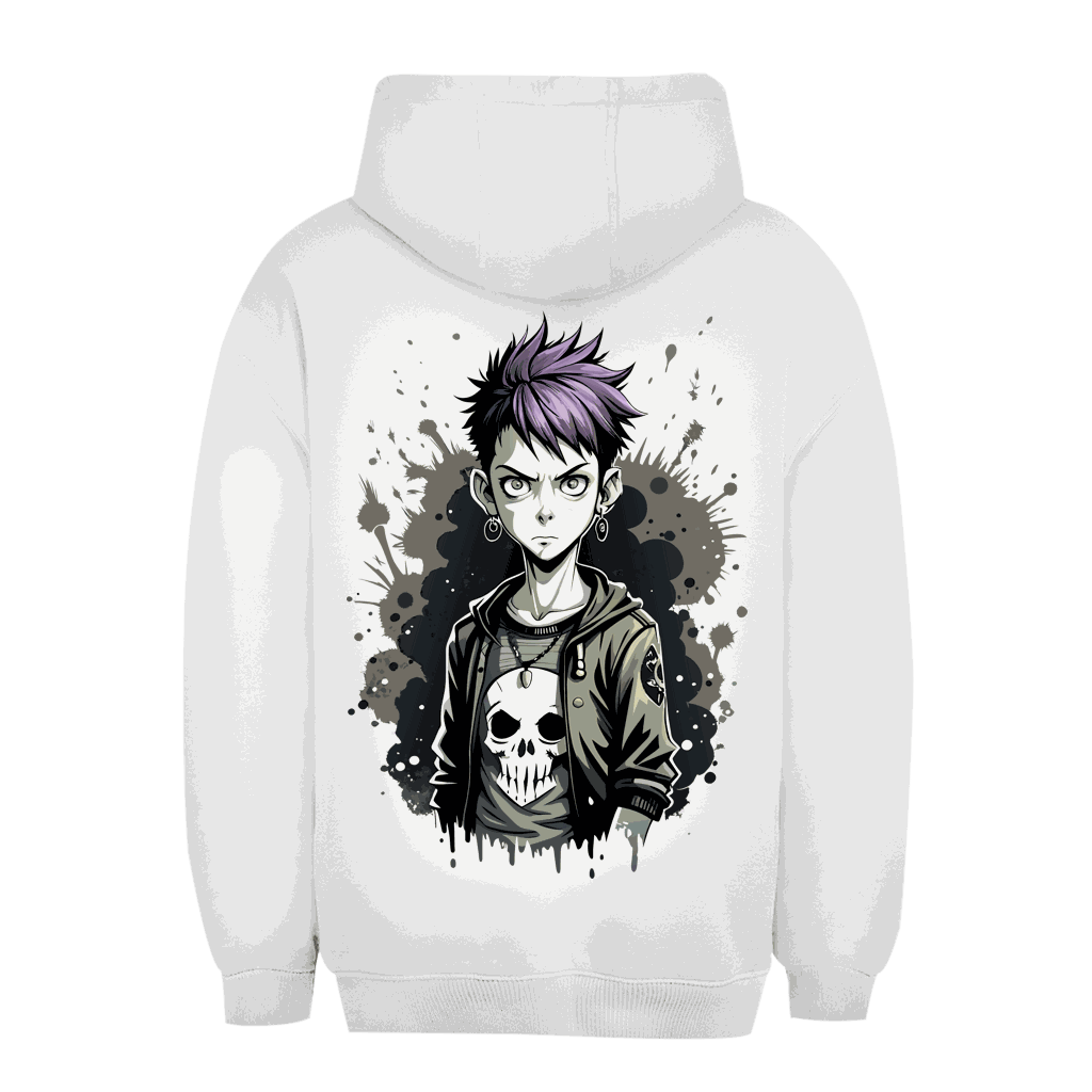 Unisex Oversize Hoodie EMO von Division420 in urbanem Style mit Kapuze und Kängurutasche