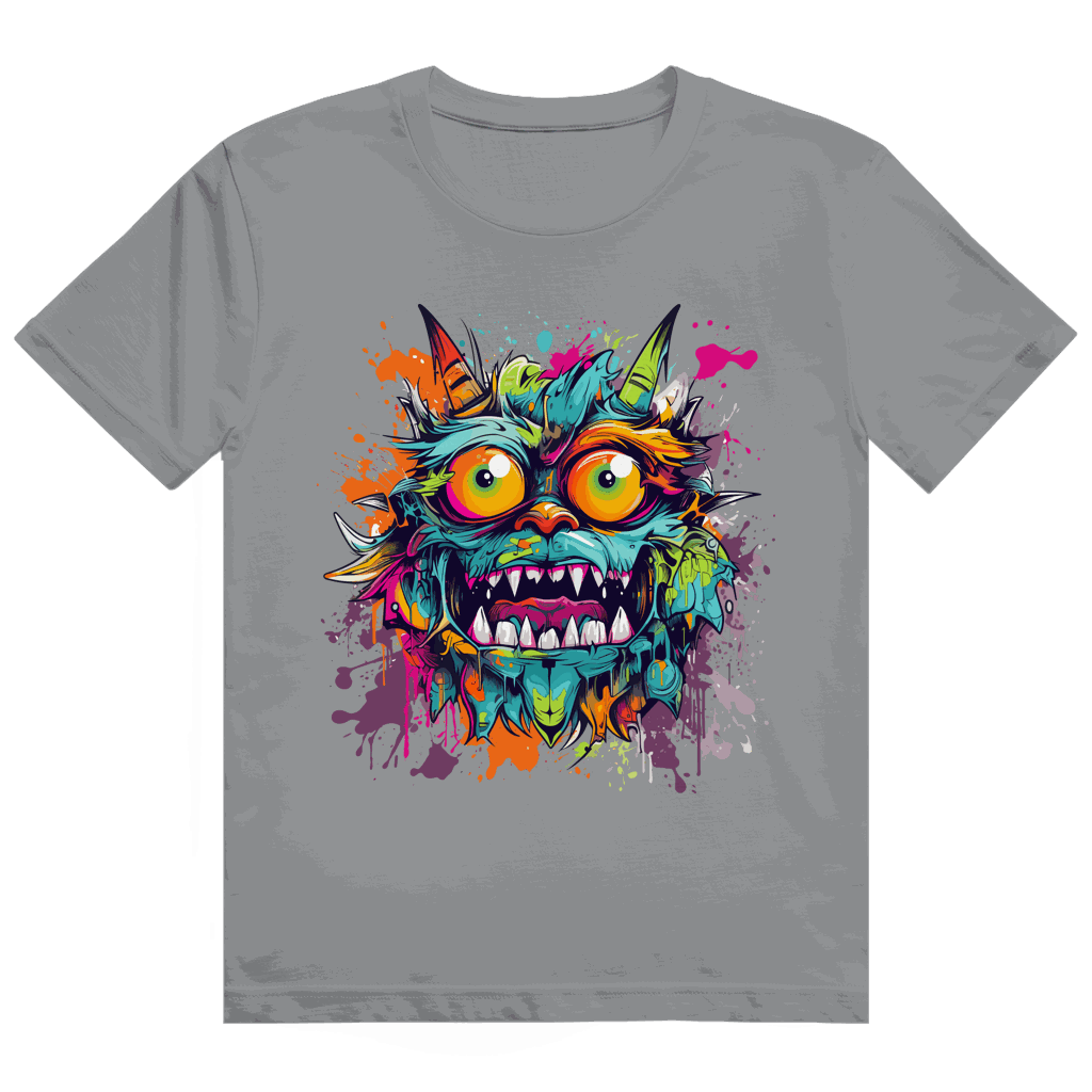 Größentabelle des Division420 Heavy Cotton T-Shirts mit Psycho-Design für Streetstyle und Komfort