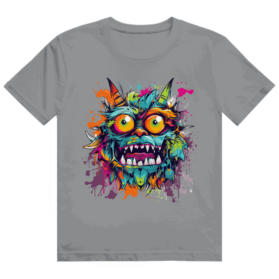 Größentabelle des Division420 Heavy Cotton T-Shirts mit Psycho-Design für Streetstyle und Komfort