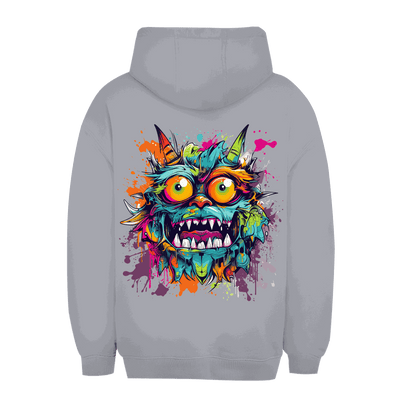 Unisex Oversize Hoodie Psycho von Division420 in urbanem Stil mit Kapuze und Kängurutasche