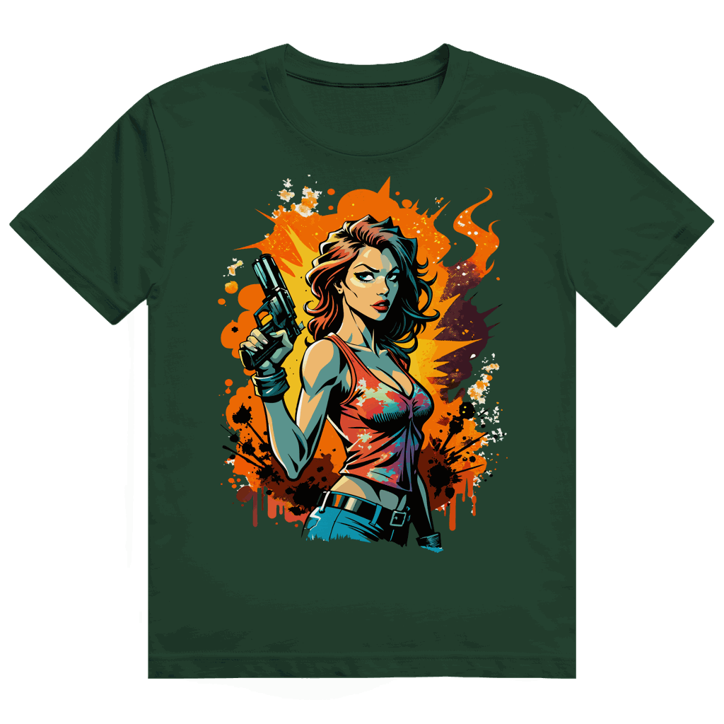 Heavy Cotton T-Shirt - Bad Girl | Division420®