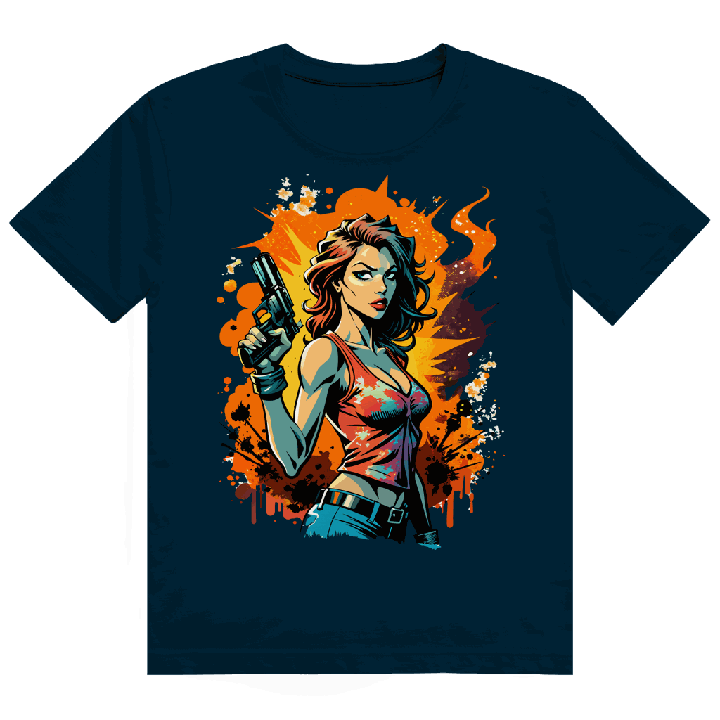 Heavy Cotton T-Shirt - Bad Girl | Division420®