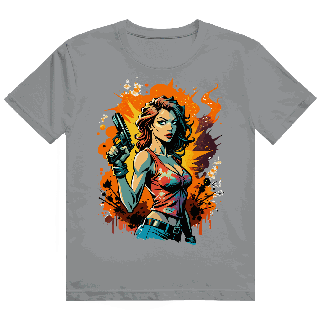 Heavy Cotton T-Shirt - Bad Girl | Division420®
