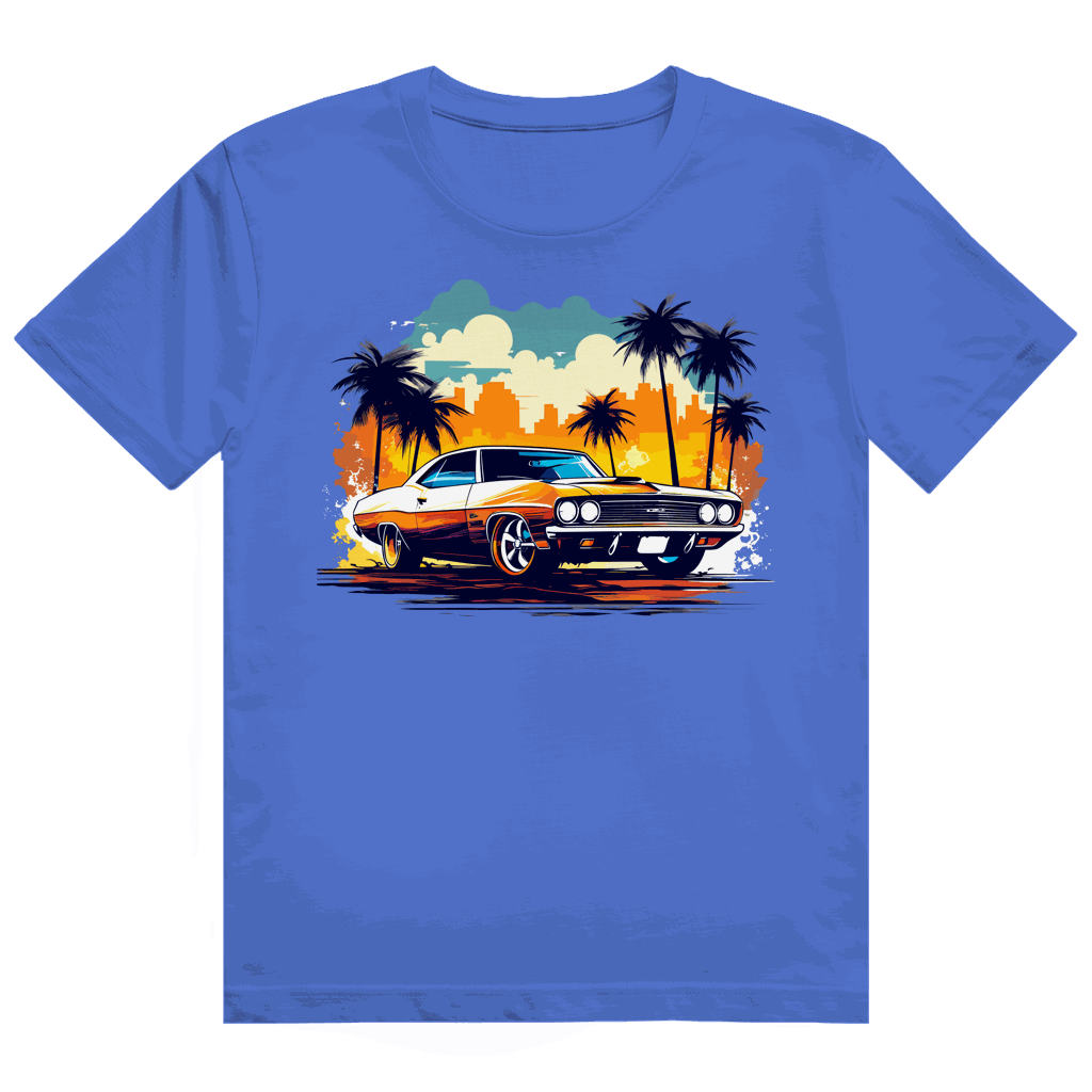Division420 Heavy Cotton T-Shirt Car Maniac unisex aus 100% Baumwolle, nachhaltiger Streetstyle