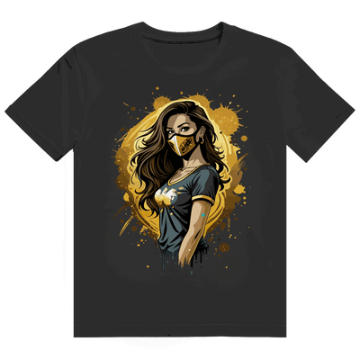 Division420 Heavy Cotton T-Shirt Strange Girl aus 100% Baumwolle mit modernem Tubular Fit und nachhaltiger Produktion