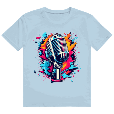 Heavy Cotton T-Shirt - Mic Art Print | Division420®