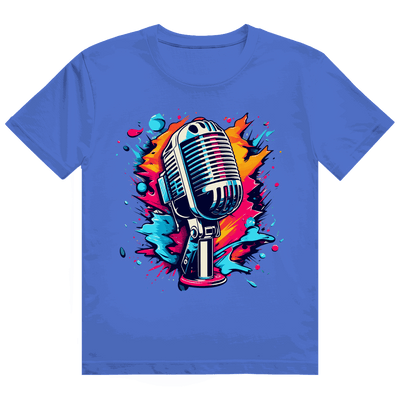 Heavy Cotton T-Shirt - Mic Art Print | Division420®