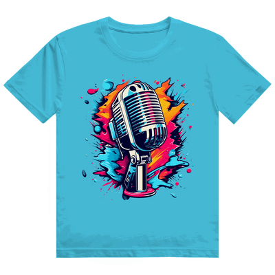 Heavy Cotton T-Shirt - Mic Art Print | Division420®