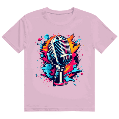 Heavy Cotton T-Shirt - Mic Art Print | Division420®