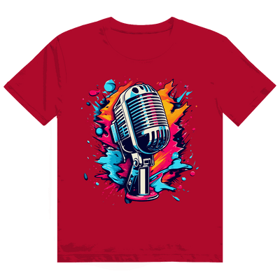 Heavy Cotton T-Shirt - Mic Art Print | Division420®