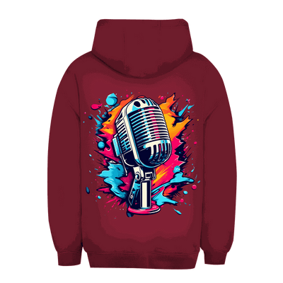 Unisex Oversize Hoodie - Mic Art Print | Division420®