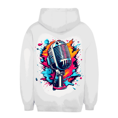 Unisex Oversize Hoodie - Mic Art Print | Division420®