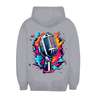 Unisex Oversize Hoodie - Mic Art Print | Division420®