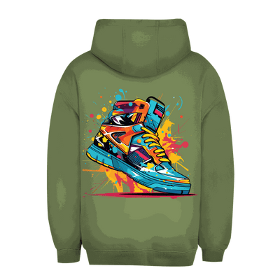 Unisex Oversize Hoodie - Street Hip Hop Art Print | Division420®