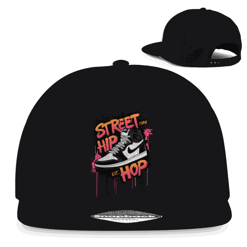 Snapback Rapper Cap - Street Hip Hop Art Print | Division420®
