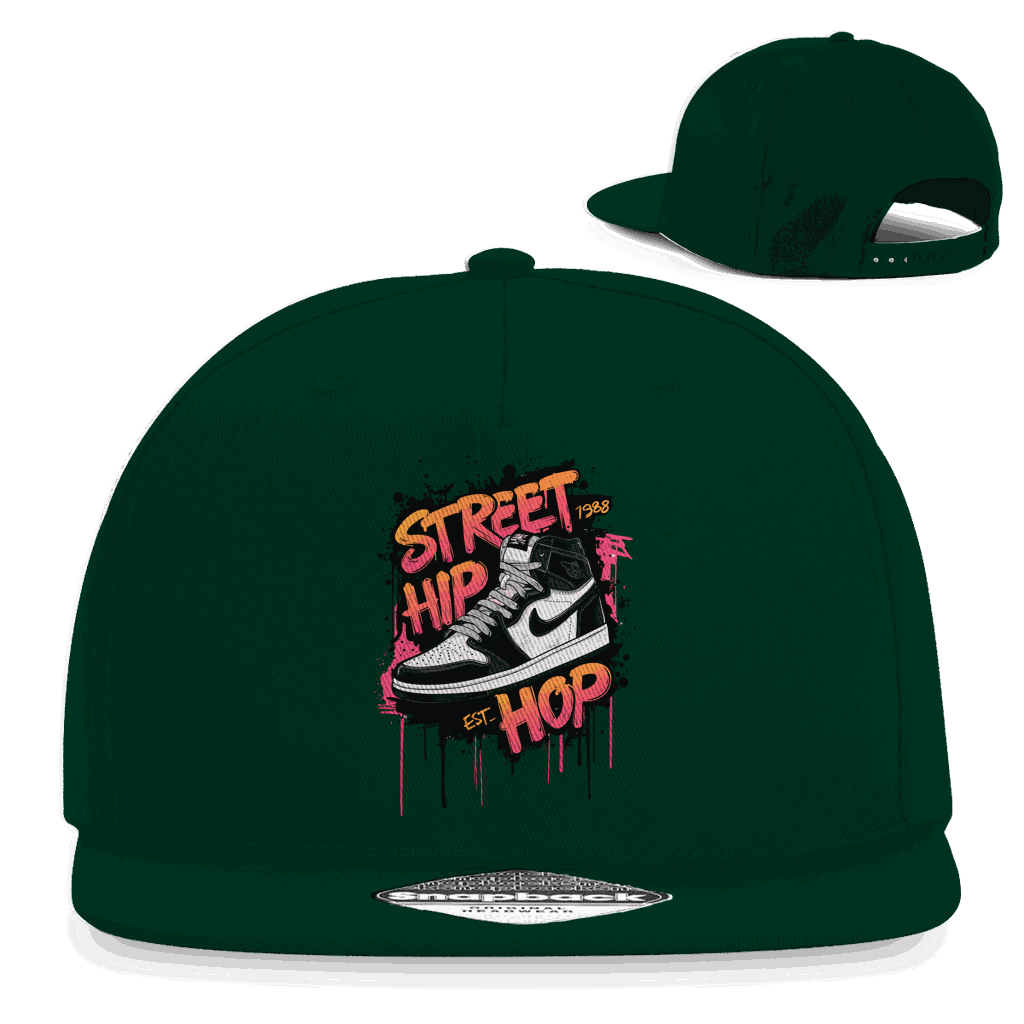 Snapback Rapper Cap - Street Hip Hop Art Print | Division420®