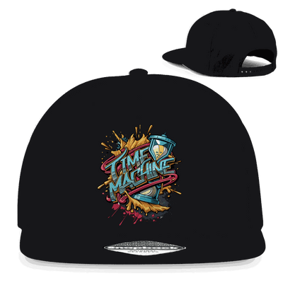 Division420 Snapback Rapper Cap Time Machine urbaner Style Baumwoll-Twill Streetwear