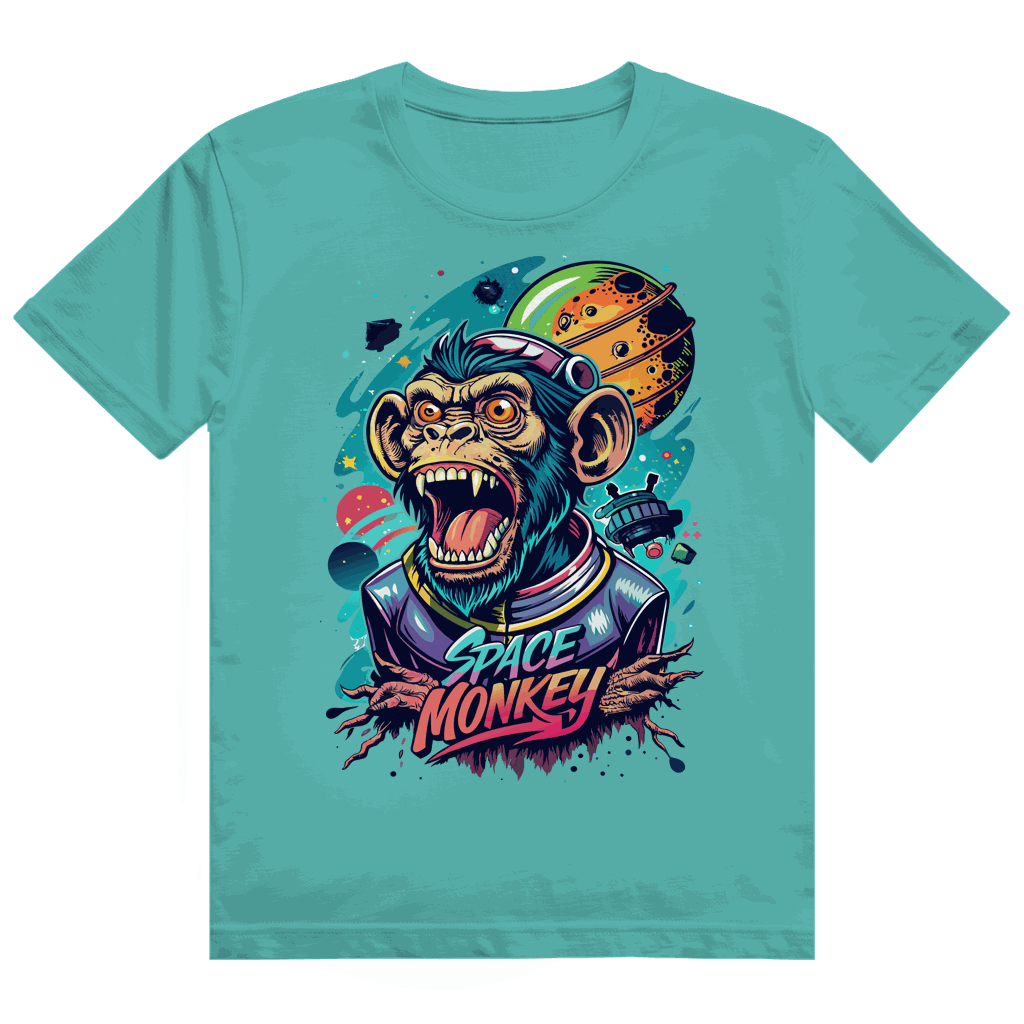 Heavy Cotton T-Shirt - Space Monkey | Division420®