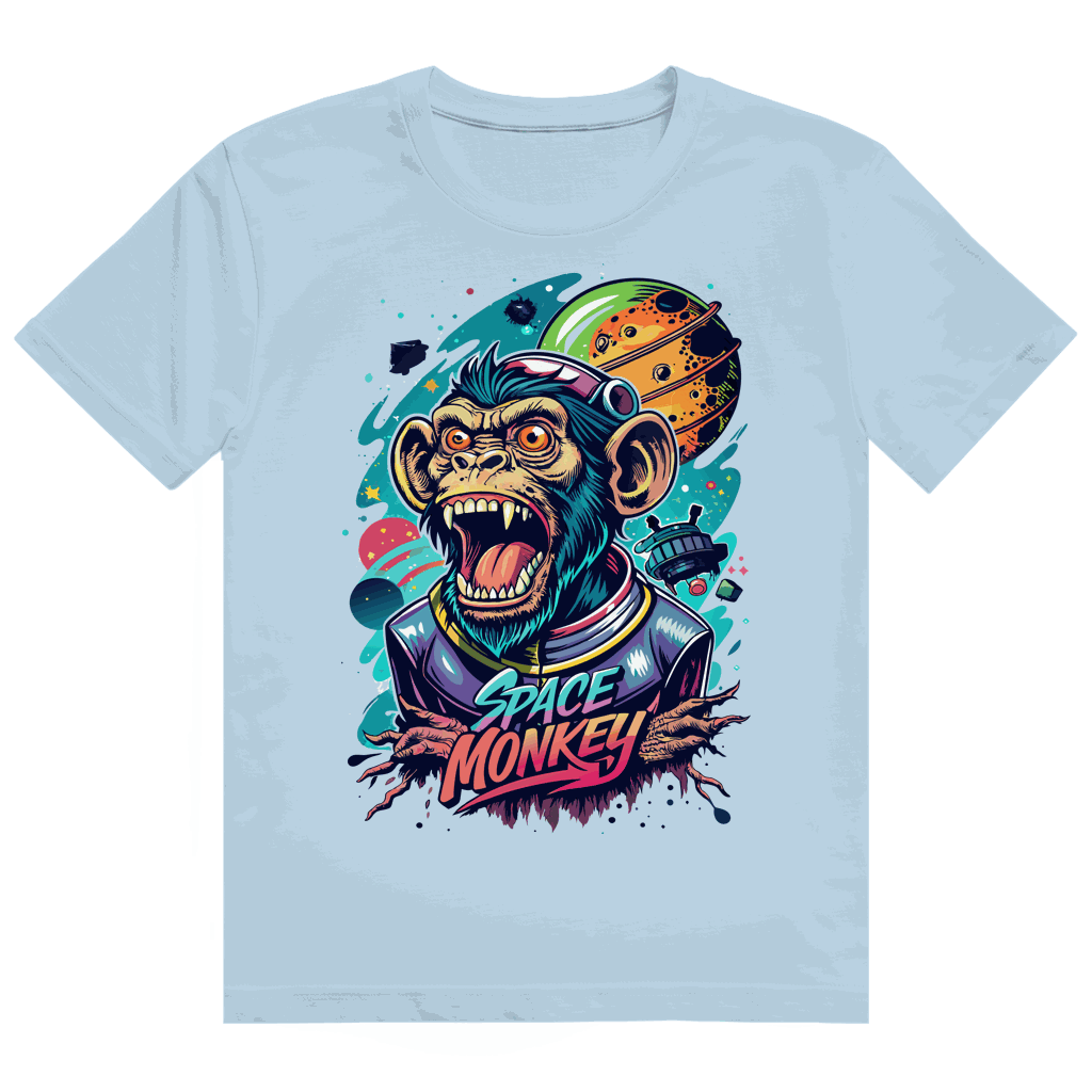 Heavy Cotton T-Shirt - Space Monkey | Division420®