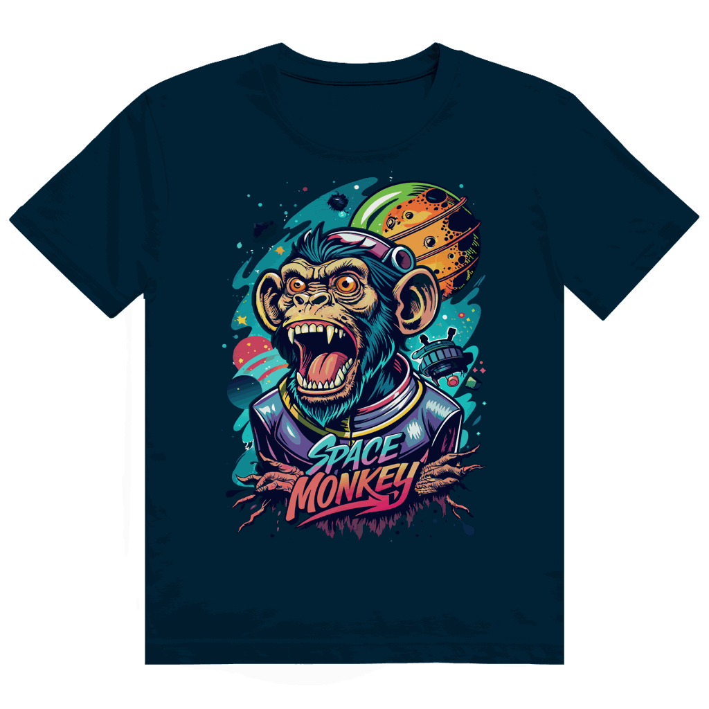 Heavy Cotton T-Shirt - Space Monkey | Division420®
