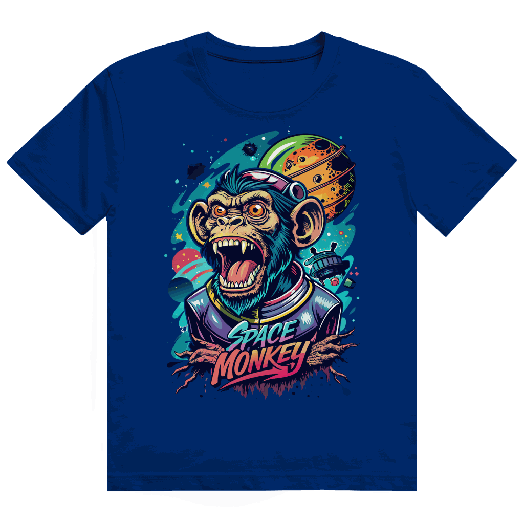 Heavy Cotton T-Shirt - Space Monkey | Division420®