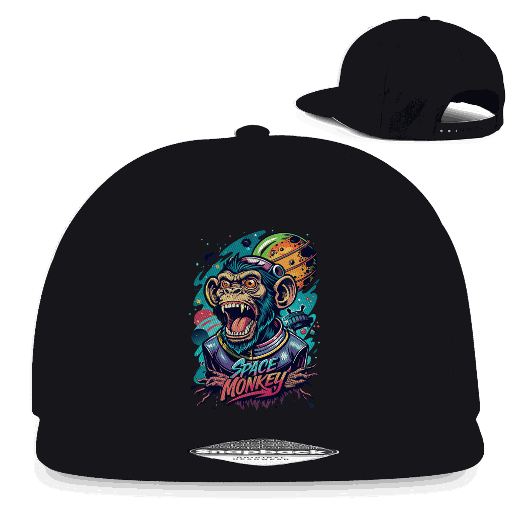 Snapback Rapper Cap - Space Monkey | Division420®