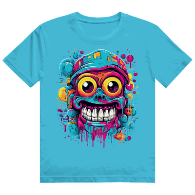 Division420 Heavy Cotton T-Shirt Psycho Bob in weiß mit modernem Tubular Fit und nachhaltiger Qualität