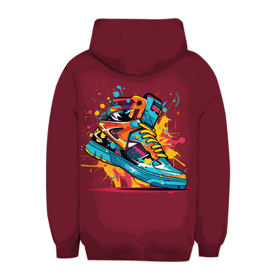 Unisex Oversize Hoodie - Sneaker Art Print | Division420®