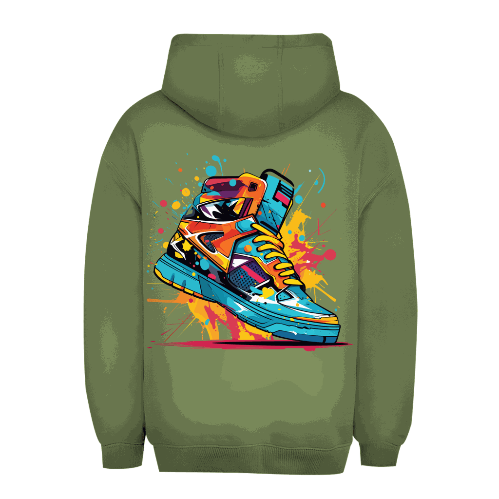 Unisex Oversize Hoodie - Sneaker Art Print | Division420®