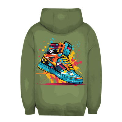 Unisex Oversize Hoodie - Sneaker Art Print | Division420®