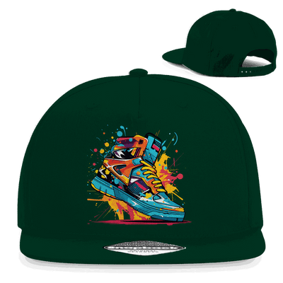 Snapback Rapper Cap - Sneaker Art Print | Division420®