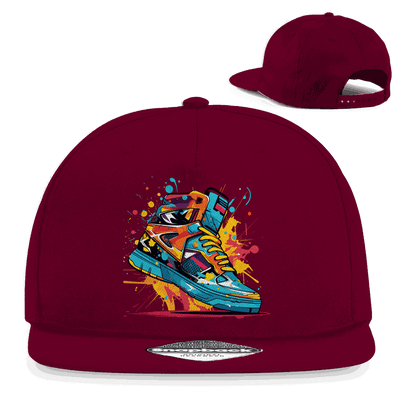 Snapback Rapper Cap - Sneaker Art Print | Division420®
