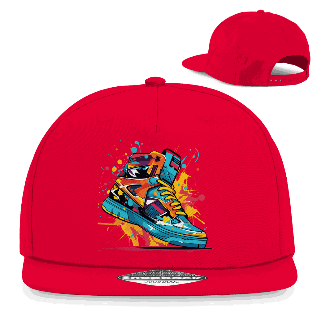 Snapback Rapper Cap - Sneaker Art Print | Division420®