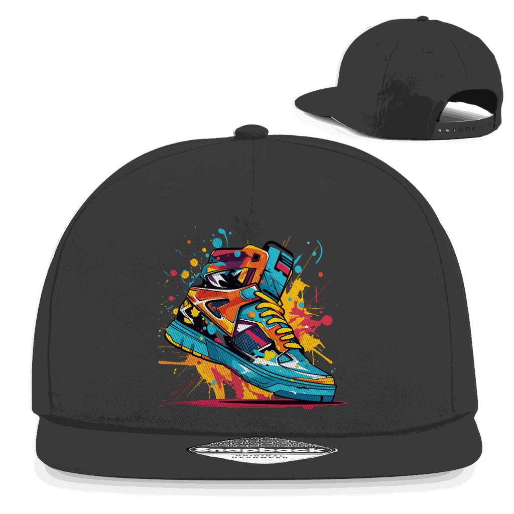 Snapback Rapper Cap - Sneaker Art Print | Division420®