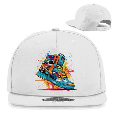 Division420 Snapback Cap aus Baumwoll-Twill mit flachem Schirm und Retro-Verschluss in urbanem Streetwear-Design