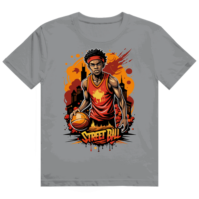 Division420 Heavy Cotton T-Shirt Street Ball mit hochwertiger Baumwolle und modernem Tubular Fit