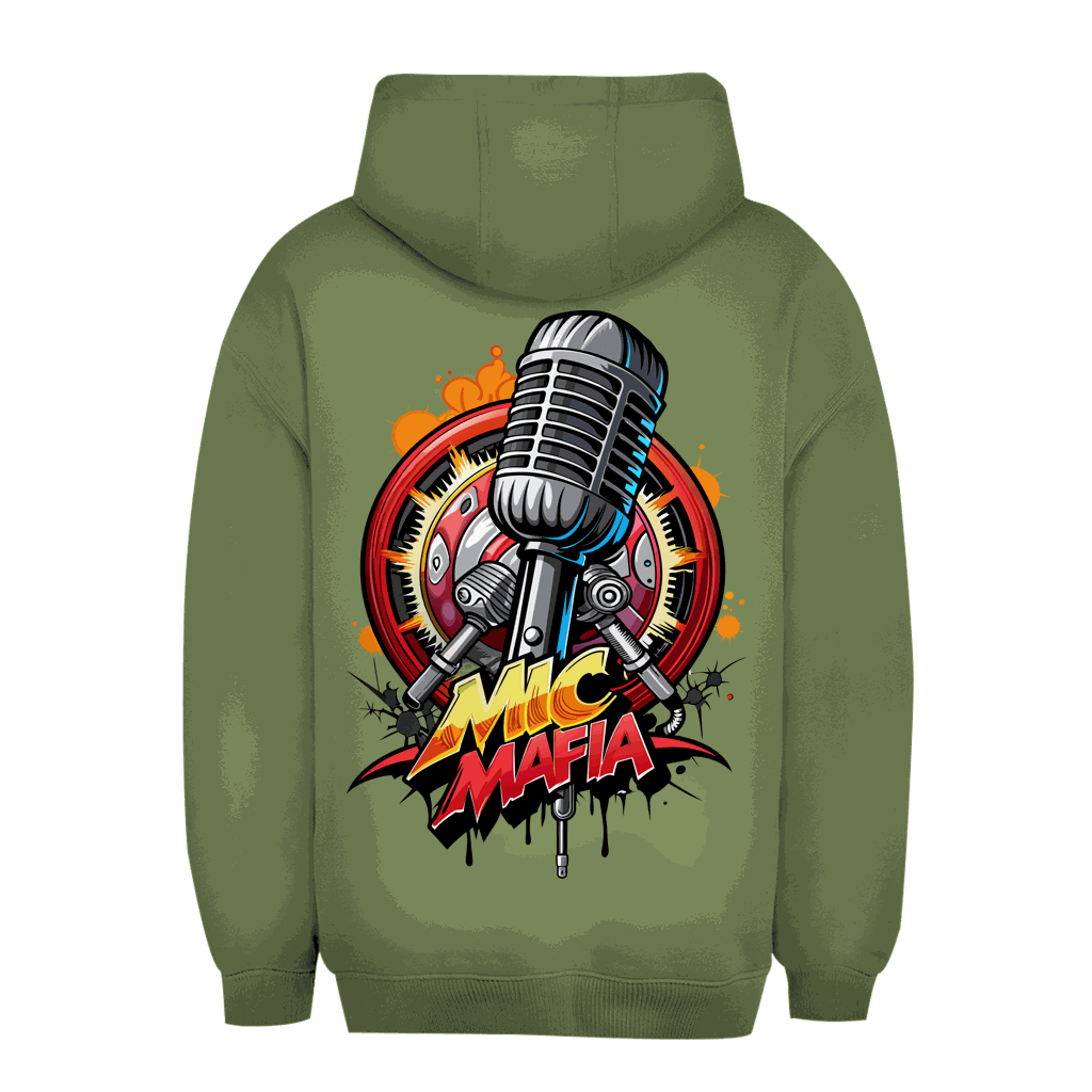 Unisex Oversize Hoodie - Mic Mafia | Division420®