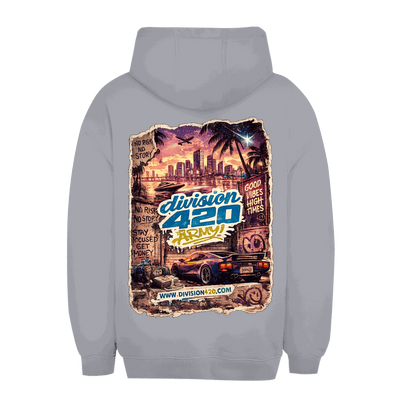 Unisex Oversize Hoodie in urbanem Stil mit I Love GTA! Print, nachhaltiger Baumwollmischung und lockerem Schnitt