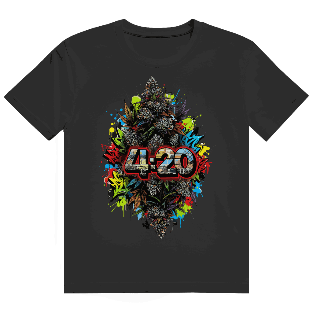 Heavy Cotton T-Shirt - 420 Graffiti Art | Division420®