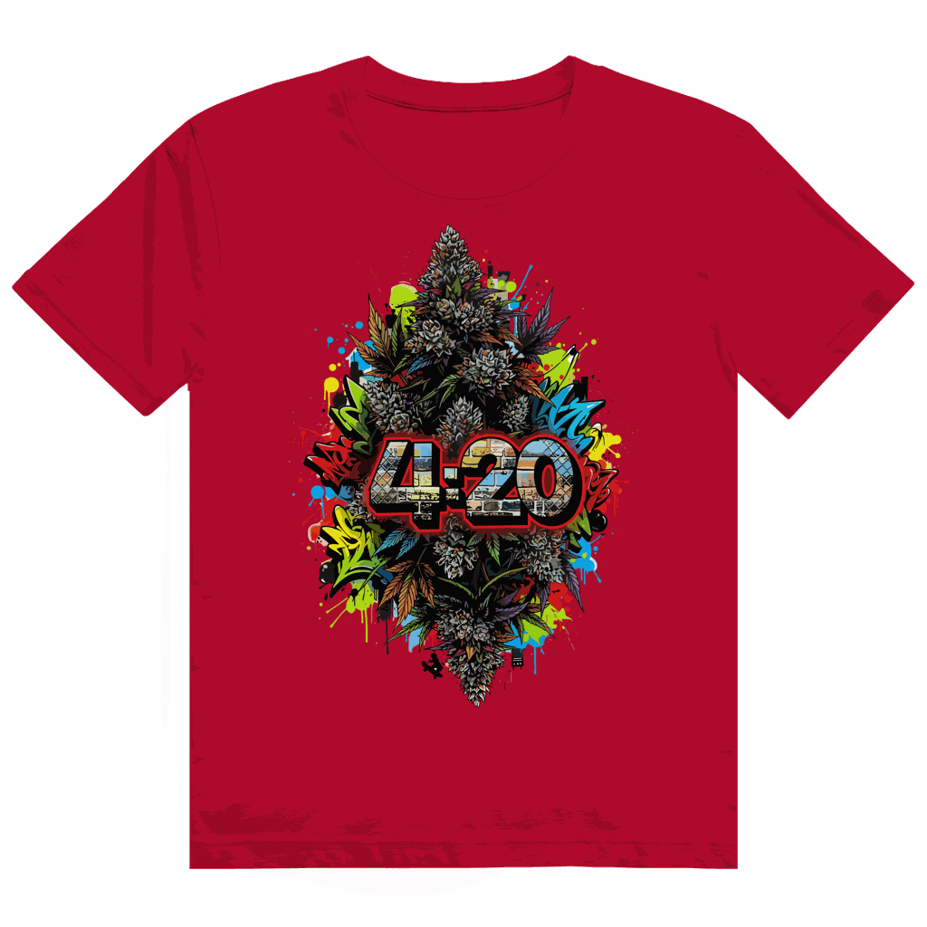 Heavy Cotton T-Shirt - 420 Graffiti Art | Division420®