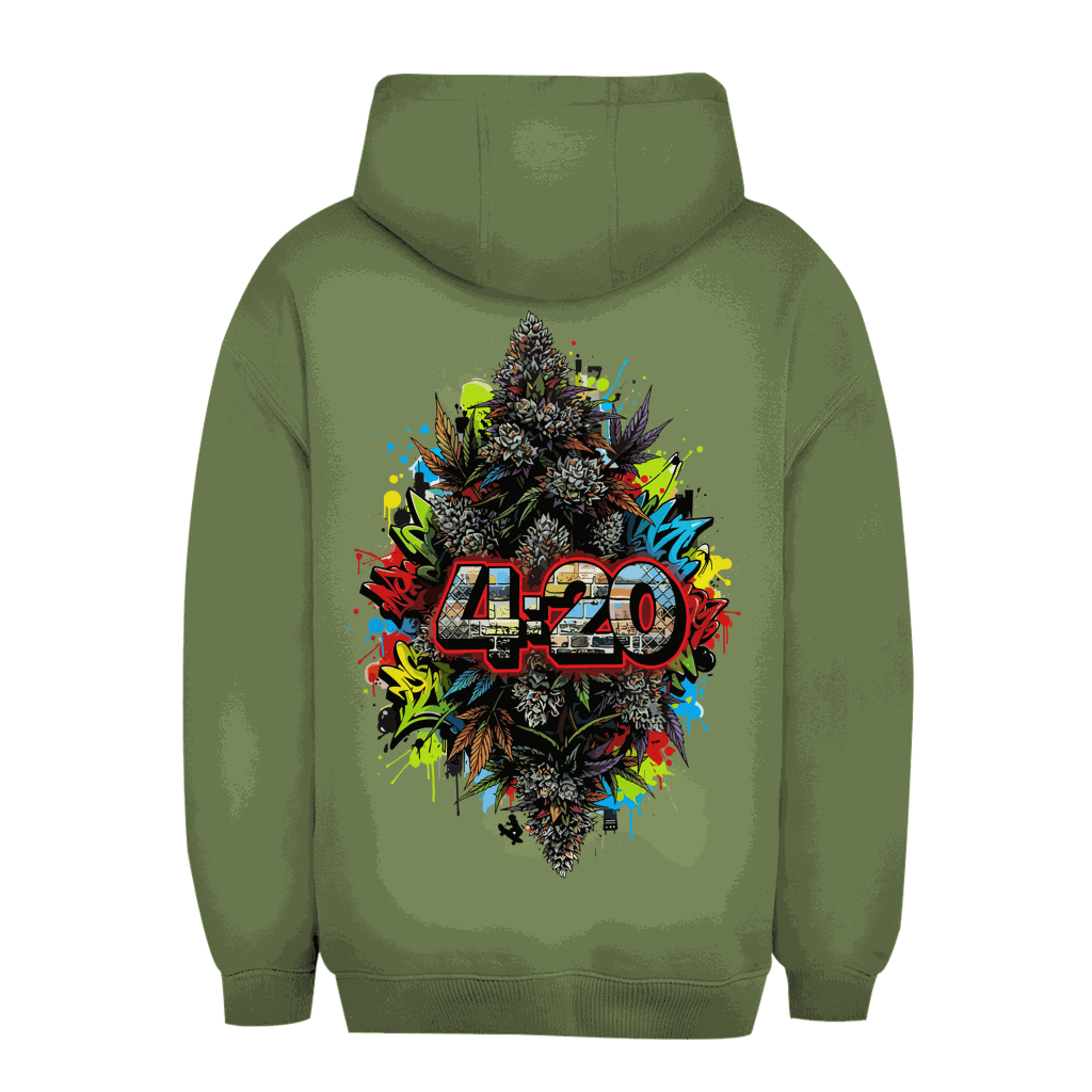 Unisex Oversize Hoodie - 420 Graffiti Art | Division420®