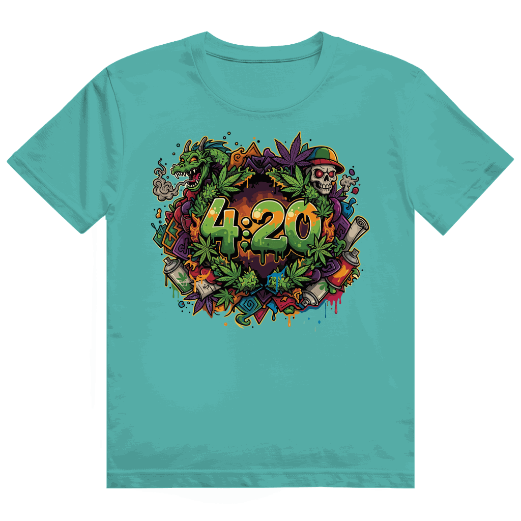 Heavy Cotton T-Shirt - 420 Graffiti | Division420®