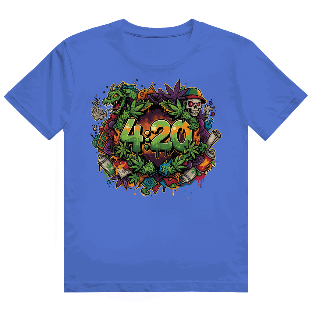 Heavy Cotton T-Shirt - 420 Graffiti | Division420®