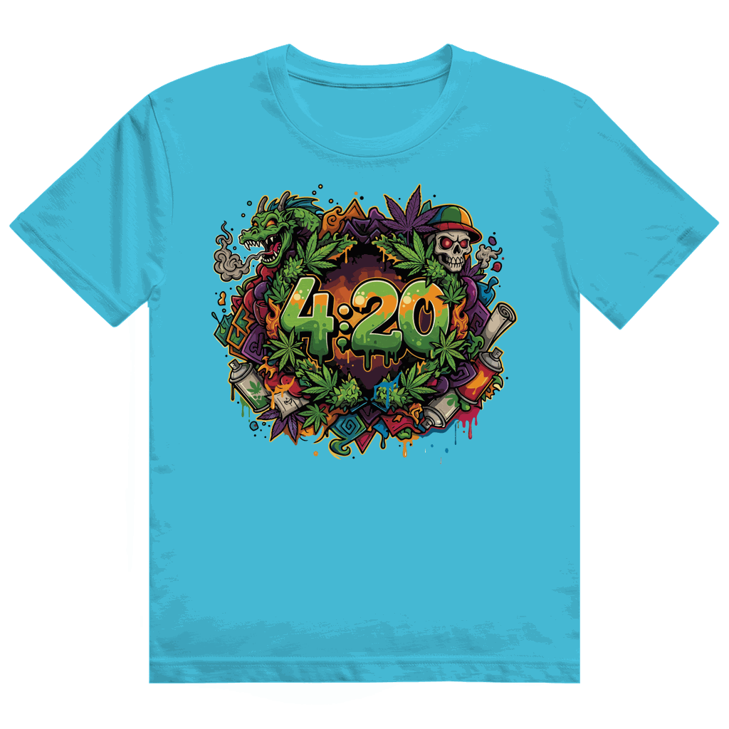 Heavy Cotton T-Shirt - 420 Graffiti | Division420®