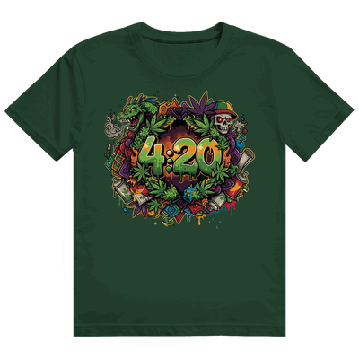 Heavy Cotton T-Shirt - 420 Graffiti | Division420®
