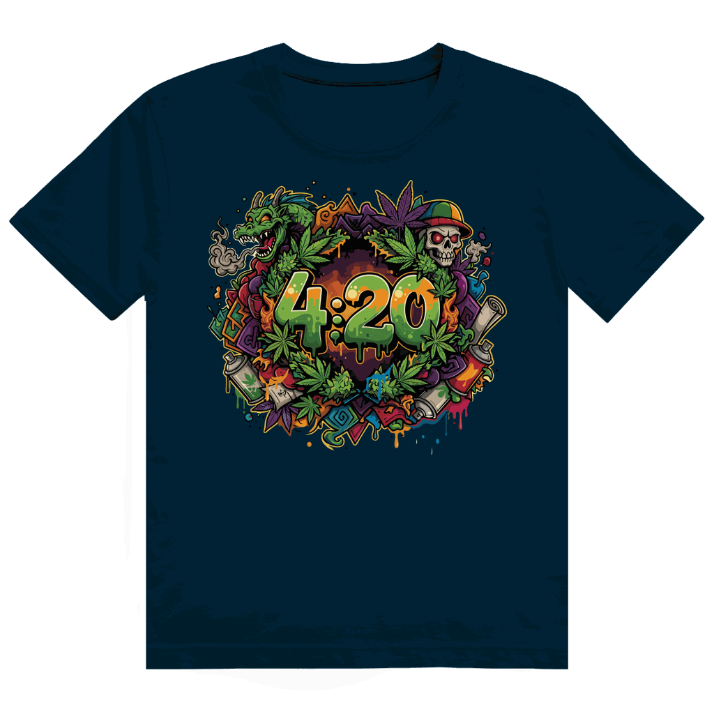 Heavy Cotton T-Shirt - 420 Graffiti | Division420®