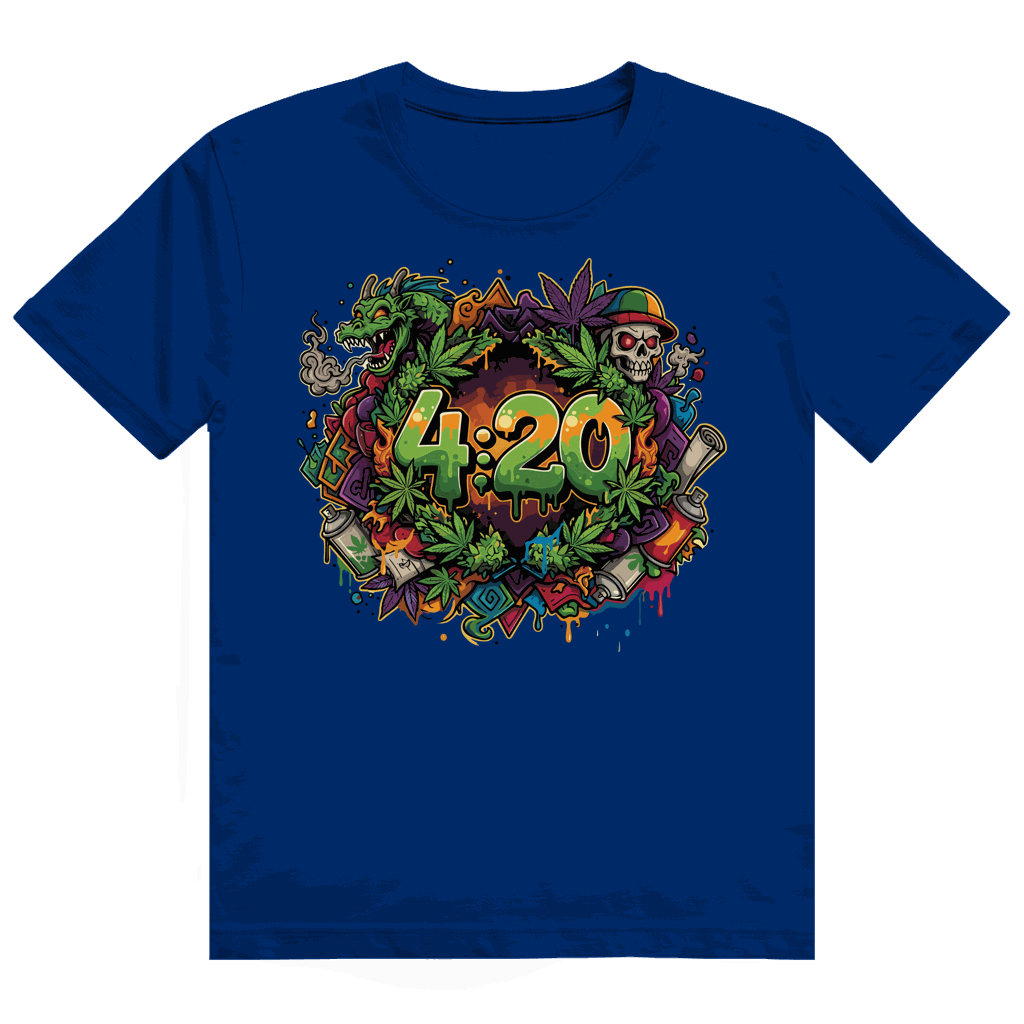 Heavy Cotton T-Shirt - 420 Graffiti | Division420®