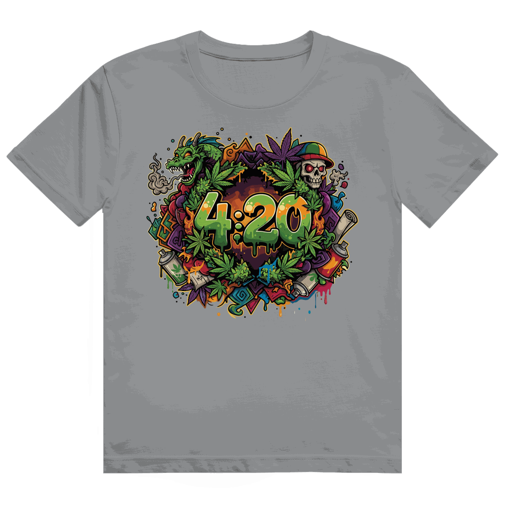 Heavy Cotton T-Shirt - 420 Graffiti | Division420®