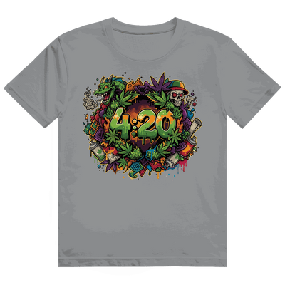 Heavy Cotton T-Shirt - 420 Graffiti | Division420®