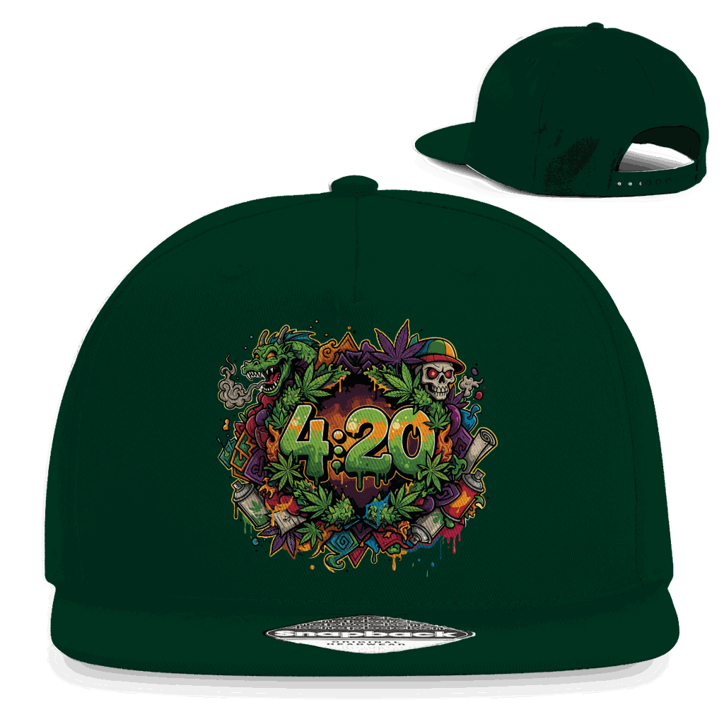 Snapback Rapper Cap - 420 Graffiti | Division420®